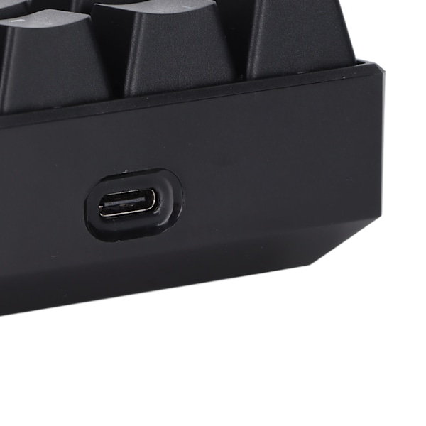 Trådbundet tangentbord Stepped Keycap Fadeless Durable Bakgrundsbelyst 21 Tangenter LED Mekaniskt Tangentbord Röd Axel