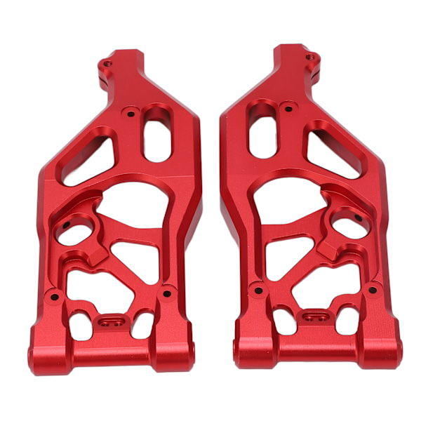 Ett par RC främre nedre armar Aluminiumlegering RC Nedre främre fjädringsarmar för ARRMA 1/5 Röd