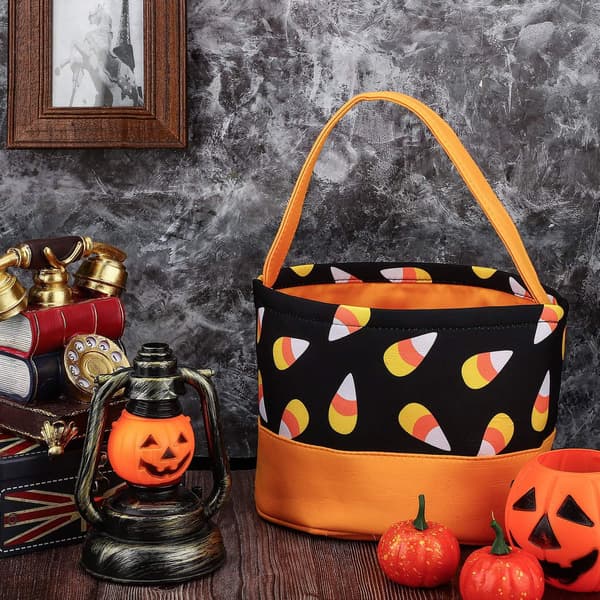 Halloween Trick or Treat-väskor Halloween Candy Buckets Tote-väskor