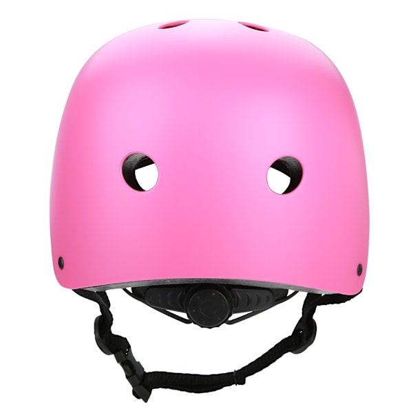 Hjälm Justerbar Rem Huvudskyddsutrustning Utomhus Klättring Drifting Utrustning (Rosa-L)