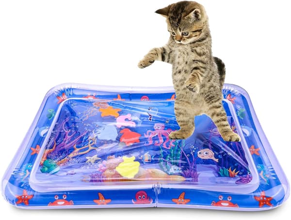 Vandlegemåtte til katte, Vandlegemåtte til katte til selvleg, Interaktive kattelegetøj til indekatte, Aktivitetsmåtte til katte