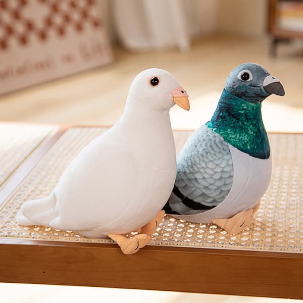 Simulation Animal Doll Series Simulation Dove Magpie Plush Toy Table Decoration Gift B