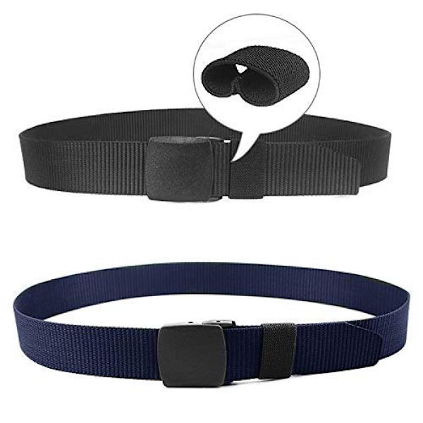 2PCS canvasbälte för män