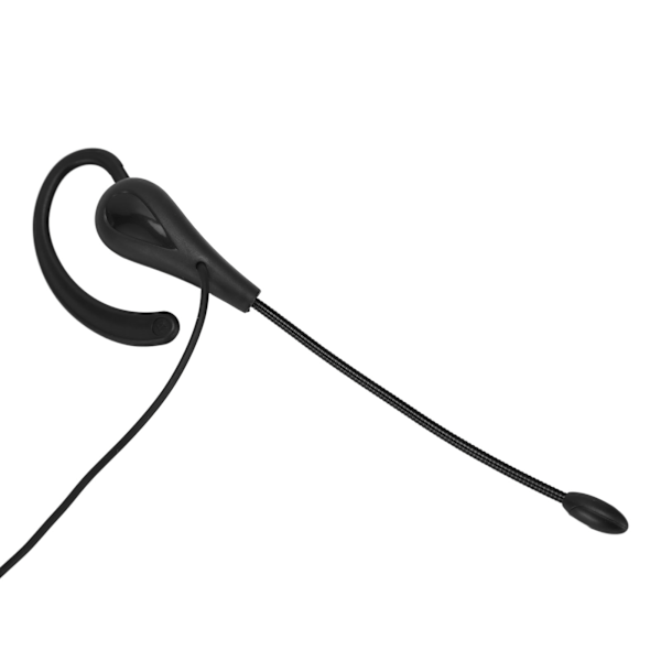 Enkelsidigt headset med mikrofon, trådbundet, brusreducerande, lätt monauralt headset för callcenter, kontor, 3,5 mm