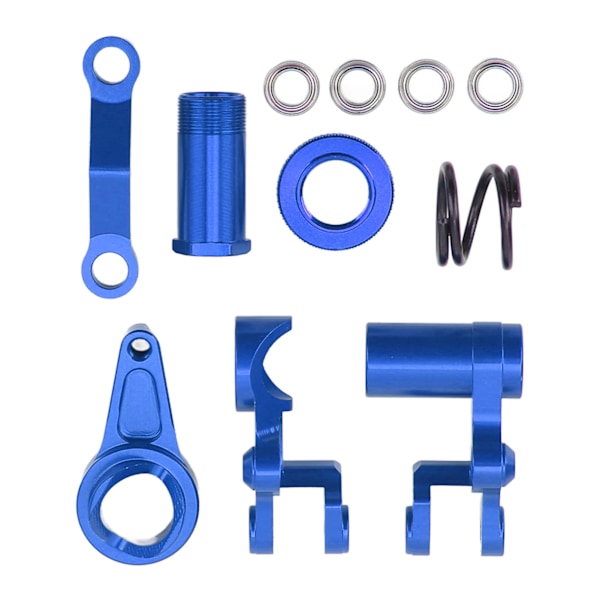 Styrservo Saver Aluminiumlegering Stabil Smidig Drift RC Styrningsenhet för TRAXXAS SLASH 1/10 RC Bil Blå