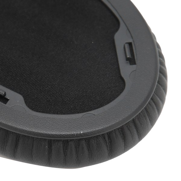 2 st Öronkuddar Ersättningskuddar Hörlurstillbehör för Monster Studio Headset Svart