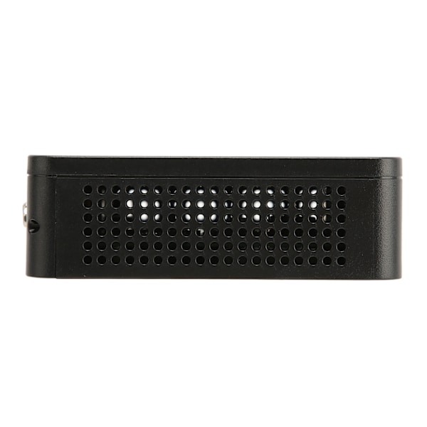 Fläktlös Mini PC 4GB RAM 64GB SSD 4K Utgång HD VGA Utgång Gigabit USB3.0 Mini Dator för Win10 Display Kontor (EU-kontakt 100‑240V)