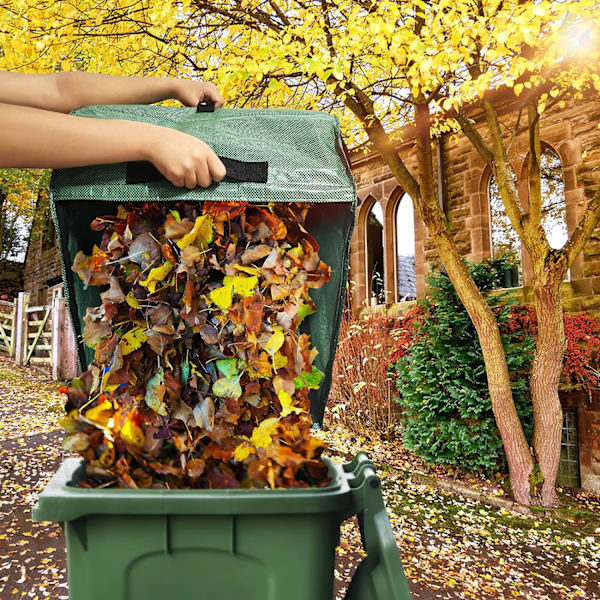 Leaf Collector Leaf Bag Chute, Bærbare Pop Up Leaf Bags Havetaske Leaf Bags Genanvendelige, Foldelig Stofbakke Bladopsamlingsværktøj Løvlader, Genanvendelig