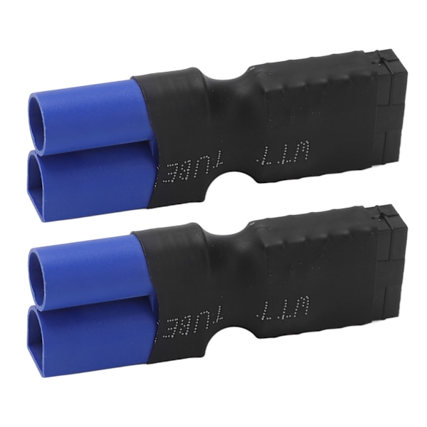 2 st Hona till EC5 Hane Kontakter Gummi Plast Koppar Lipo Batterikontakt Adapter för Flygplansmodell