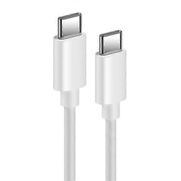 Huawei MateBook ladekabel 65W, 2 meter dobbel Type-C hurtigladekabel