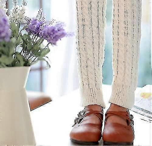 1 par vinterstrikkede termiske benvarmere - strømper, ærmer, toppe, leggings -[TT]