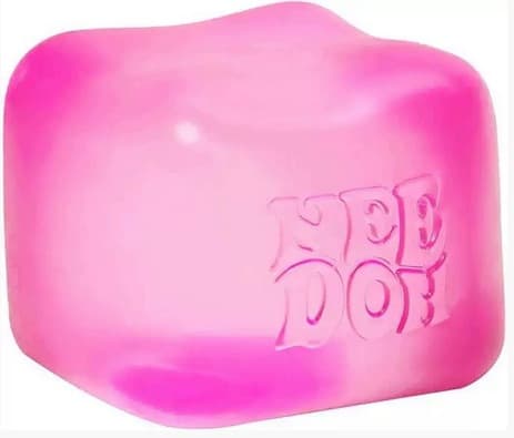Nice Cube - Ultra-durable 5.7 cm Anti-Stress Sensory Toy: Relieves Stress and Improves Concentration Pink