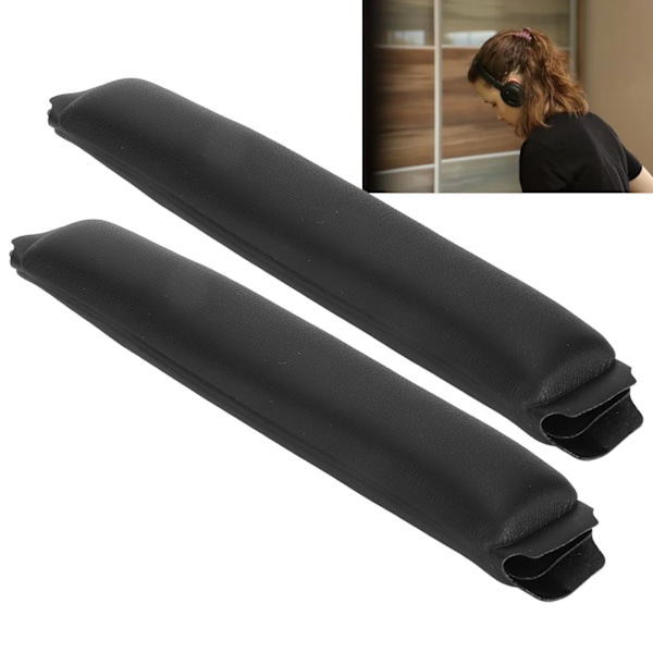2 st Ersättningshuvudbandsdynor Kit Enkel DIY-installation Hörlur Huvudbandsdyna för QC45 QC35 QC25
