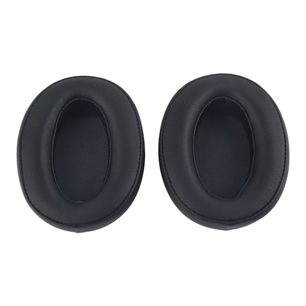 Öronkuddar Mjukt Proteinläder Ersättning Memory Foam Öronkuddar Skydd för WHH910N Hörlurar (Svart) Noir
