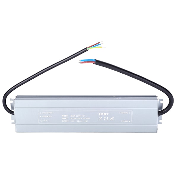 HRUW-150W-12V LED Virtalähde 100-264VAC IP67 Vedenkestävä LED-ohjainmuuntaja