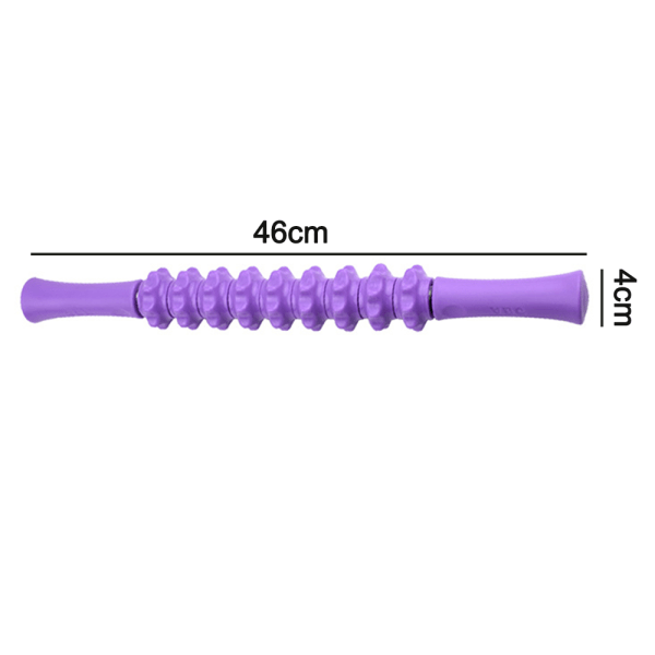 Hierontalaite Fascia Roller, Handheld Deep Tissue Hierontapuikkotyökalut, Selluliittihieronta, Manuaalinen lihasten irrotusrullahierontalaite, Hierontalaite Purple
