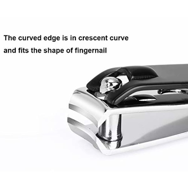 Innovativt Nagelvårdssystem, Ergonomisk Design Nagelklippare i Rostfritt Stål, Kirurgisk Precision för Perfekta Klipp