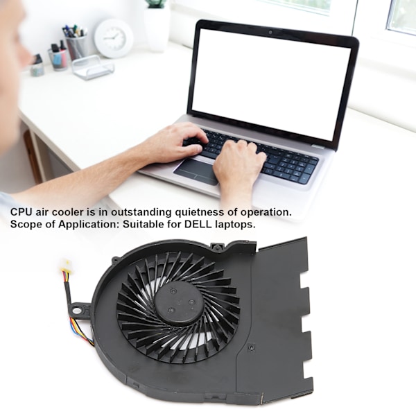 PC-fläktar Stark Värmeavledning Hållbar Kompatibel Datorradiatorkylare för DELL Laptops