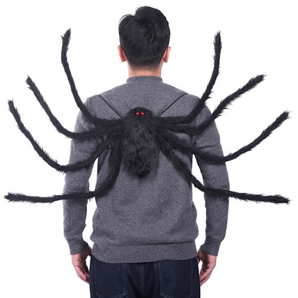 Halloween Spider Backpack Costume Funny Candy Bag for Adults M M