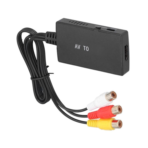 Ljud- och video till HD Multimedia Interface-omvandlare ABS HD Ljudvideokonverterare för PS-konsoler Projektorer 1080P