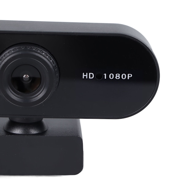 Datorkamera med Mikrofon 1080P Klar Videobild Röstinteraktiv Webbkamera för Videoinspelning Konferens