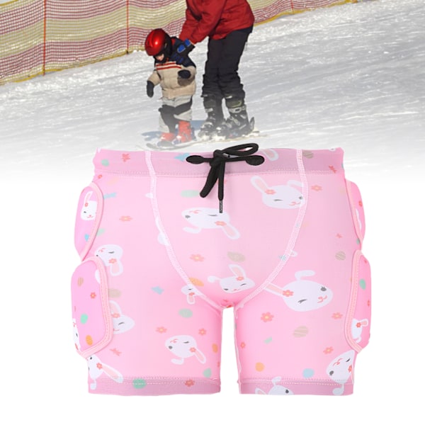 Kids Protection Hip EVA Padded Children Hip Guard Pad for Skiing Skating Roller SkatingPink XXS