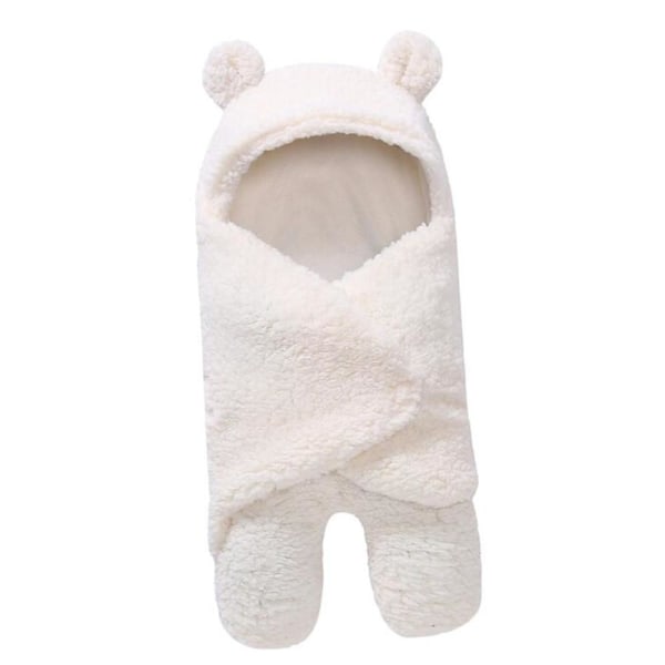 Mångsidig Baby Filt, Ultra Varm Sherpa Fleece för Vintermys, Design med Delade Ben för Aktiva Bebisar, Justerbara Kardborreband,