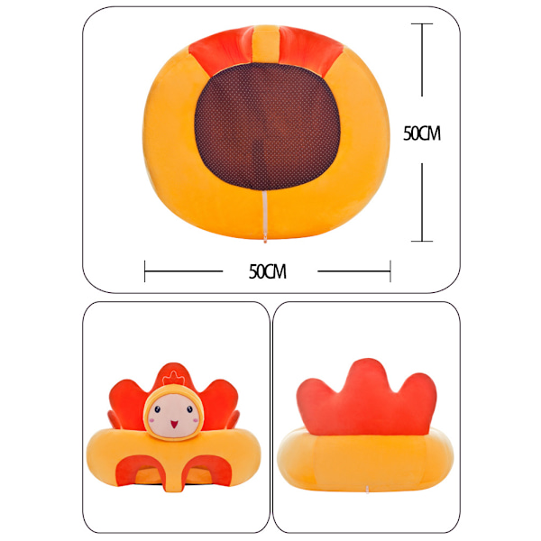 Babystödsits, Ergonomisk Design Babygolvsits för att Lära Sig Sitta i Alla Rum