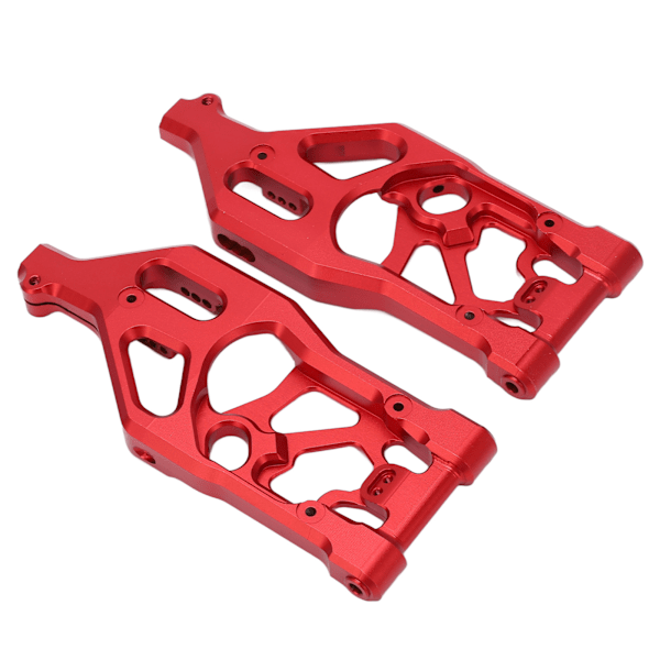 Ett par RC främre nedre armar Aluminiumlegering RC Nedre främre fjädringsarmar för ARRMA 1/5 Röd