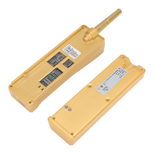 W2 Fyrkort Fyrdubbel Standby QuadBand 2G Retro Bluetooth 4800mAh Mobiltelefon 100240V US (Gyllene)