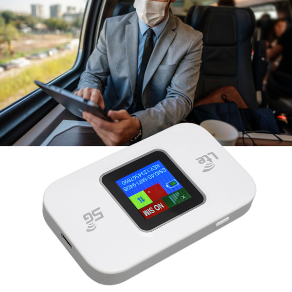 4G LTE WiFi Modem Professionell 300Mbps Hög Hastighet Färgskärm 4G Mobil WiFi Router för Mobiltelefon Laptop Tablet