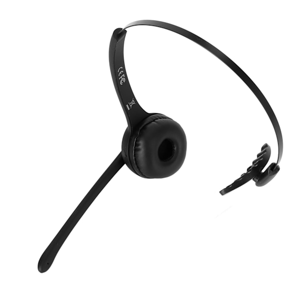 Bluetooth Telefon Headset Enkelt Öra HD Justerbar Mikrofon Trådlösa Business Hörlurar för Call Center Spelmöten