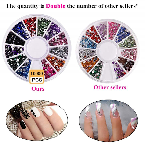 Nagelkonst Designverktyg, Precision i Skulptering med Professionella Nagelkonsttillbehör Inkluderar 5 st Dottingpennor Rostfria Stålkulor och Flexibla