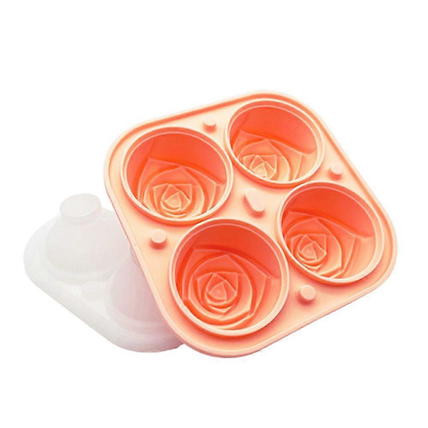 Rose isterningebakke, 4-rums isterningeforme