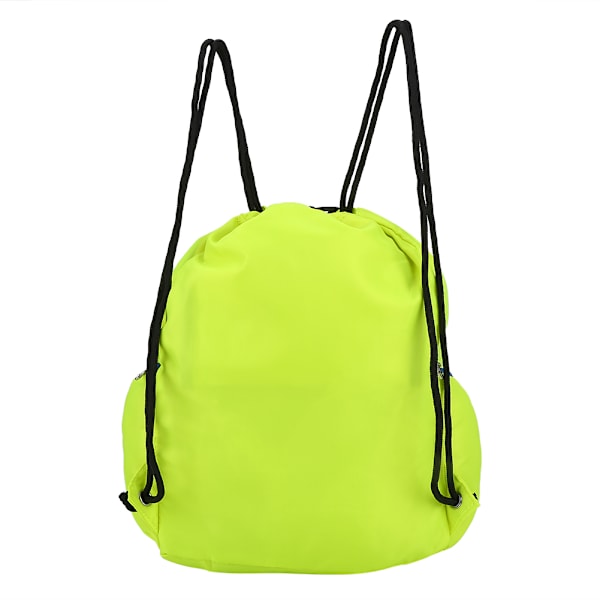 Utomhus Nylon Regntät Dragsko Ryggsäck Påse Hållare Förvaringsväska (Grön)