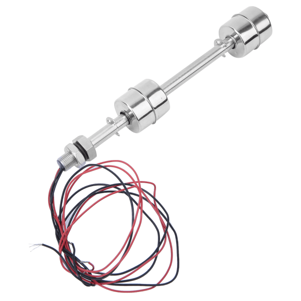 Rostfritt stål Dubbel Kul Float Switch Vattennivå Regulator Sensor Switch(150mm)