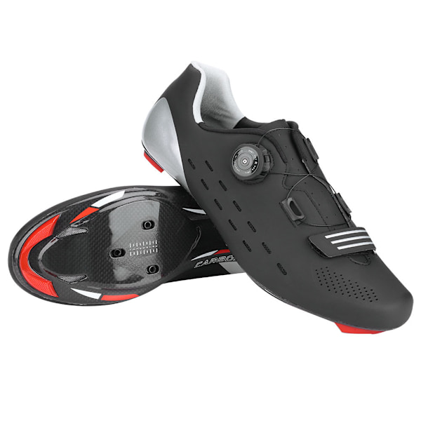 Bootun E3 Lätta landsvägscykelskor för utomhussporter Mountainbike-sko J081081 (40, Svart)