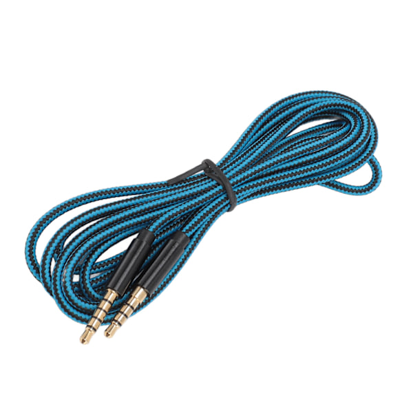 3,5 mm 5-polig kontakt till 4-polig kontakt Kabelersättning 3,5 mm Guldpläterad kontakt Gaming Headset Kabel för Logitech Astro A10 A30 A40 2m