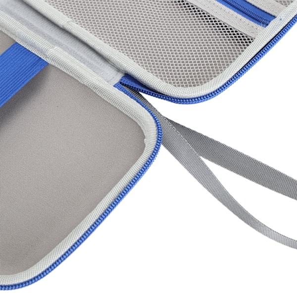 Hårt fodral för GiiKER Super Blocks Nylon EVA Mönsterpassande Pusselspel Block Organizer Skyddande Förvaringshållare med Nätficka Grå