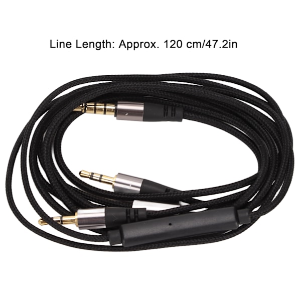 OFC Ersättnings Uppgraderings Hörlurskabel 3.5mm till Dubbel 2.5mm Hörlurssladd för Master Tracks HD V8/V10/V12/X3
