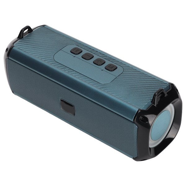 Portabel Bluetooth-högtalare RGB-ljus Trådlös högtalare med djup bas för utomhusresor och fester, Ljusblå