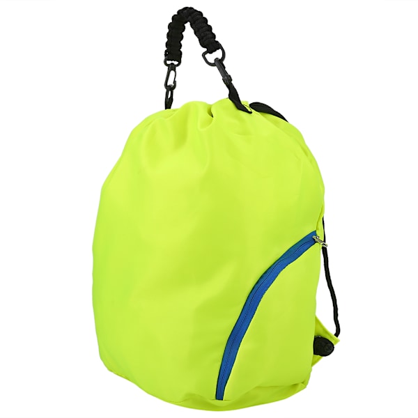 Utomhus Nylon Regntät Dragsko Ryggsäck Påse Hållare Förvaringsväska (Grön)