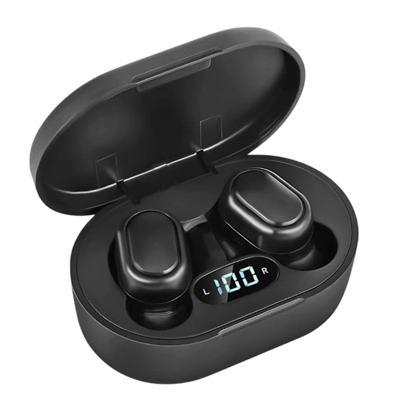 Trådlösa Bluetooth-hörlurar, HiFi Digital LED-display Stereo Hörlurar, Vattentäta Öronproppar, Handsfree-samtal för Sport, Hemma, Arbete, Löpning