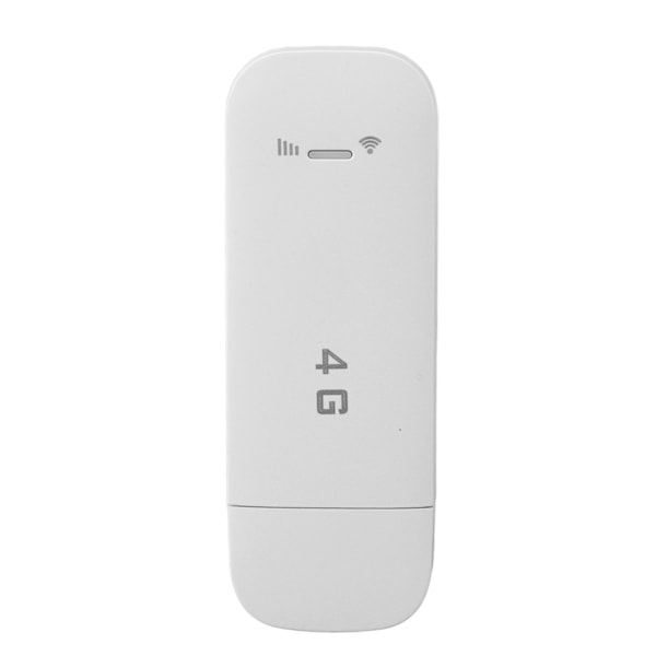 4G LTE USB Portabel WiFi Router Stödjer 10 Enheter WPA WPA2 WiFi Kryptering USB Portabel WiFi Hotspot med SIM-kortplats Vit