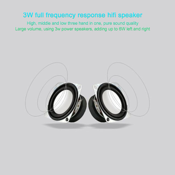 DIY Bluetooth Högtalarlåda Kit Liten Röststyrning Ljus Elektronisk Ljudförstärkare Set