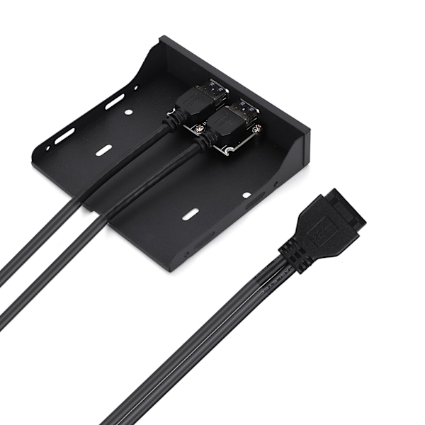 20-Pin Dubbel USB 3.0 HUB Floppy Bay Frontpanel Fäste Expansionsadapter