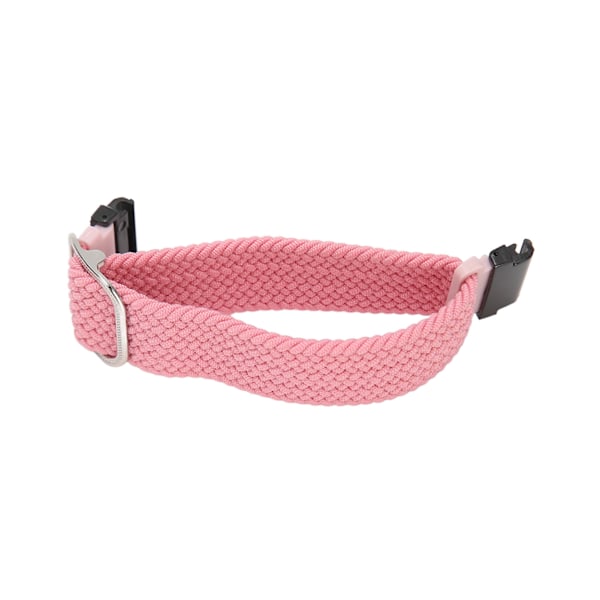 Klockarmband vävt nylon storlek justerbart klockarmband klockarmband för Garmin Fenix 7S 6S 5S rosa