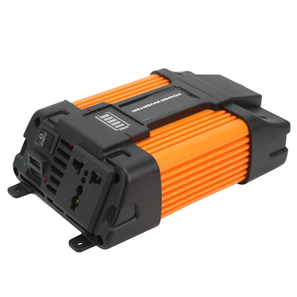Fordon Strömriktare ABS med LED-Display Dubbla USB-Portar Modifierad Sinusvågsomvandlare för Bilar Husbilar DC12V till AC220V