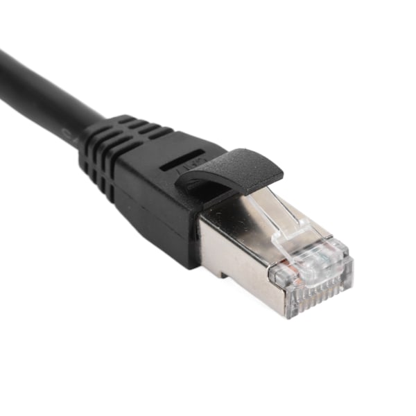 RJ45 Ethernet-adapterkabelforlengelse Funksjon 1 til 3 porter Utmerket tilkoblingsdeleradapter med 1 m kabel for hjemmet