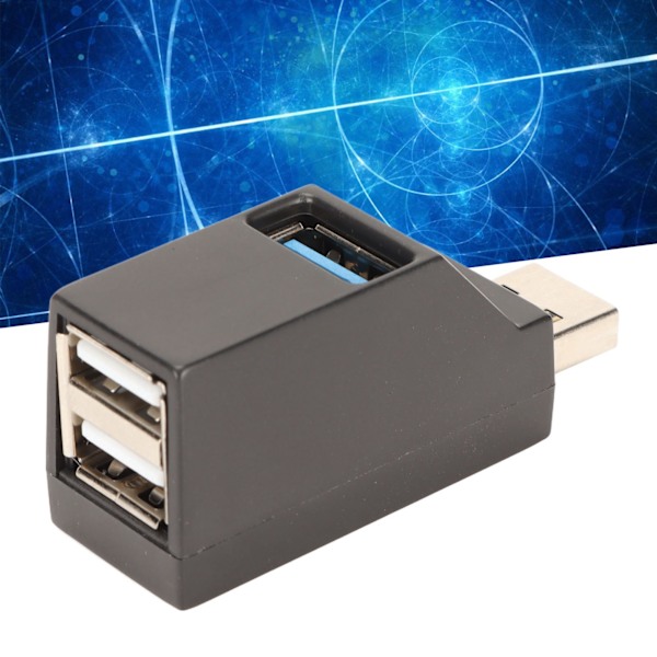 USB Port Splitter Mini Portabel 3 Portar Hot Swapping USB 2.0 USB 3.0 Gränssnitt USB Hub Docka för Laptop Dator